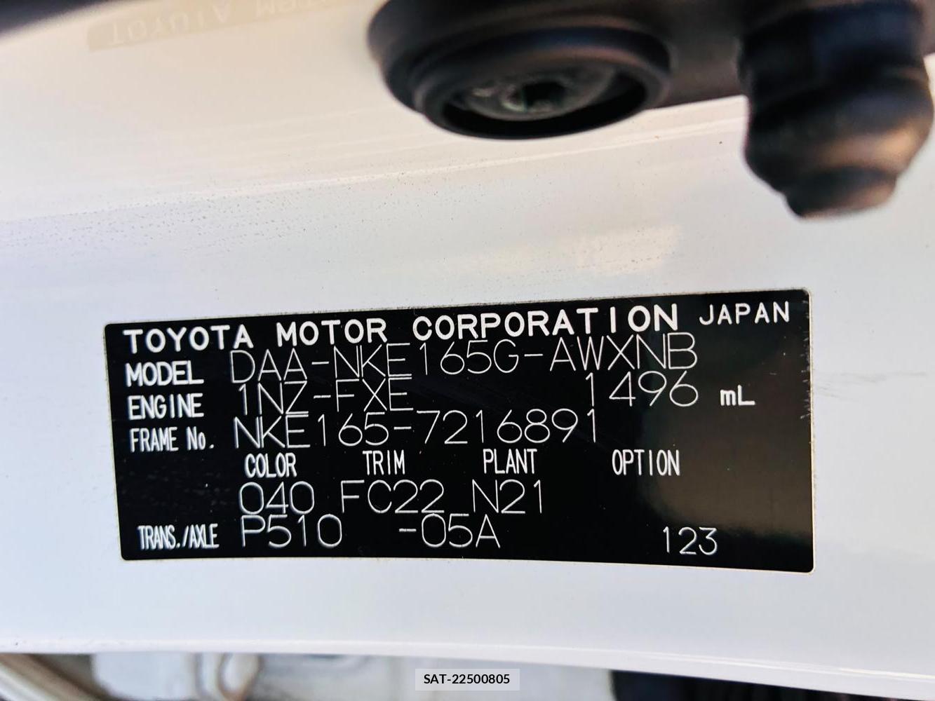 Toyota COROLLA FIELDER 2019-06 8056486-35