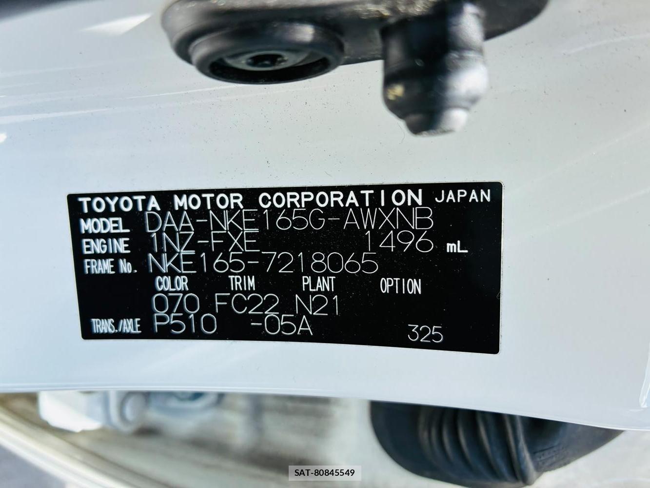 Toyota COROLLA FIELDER 2019-07 8298901-39