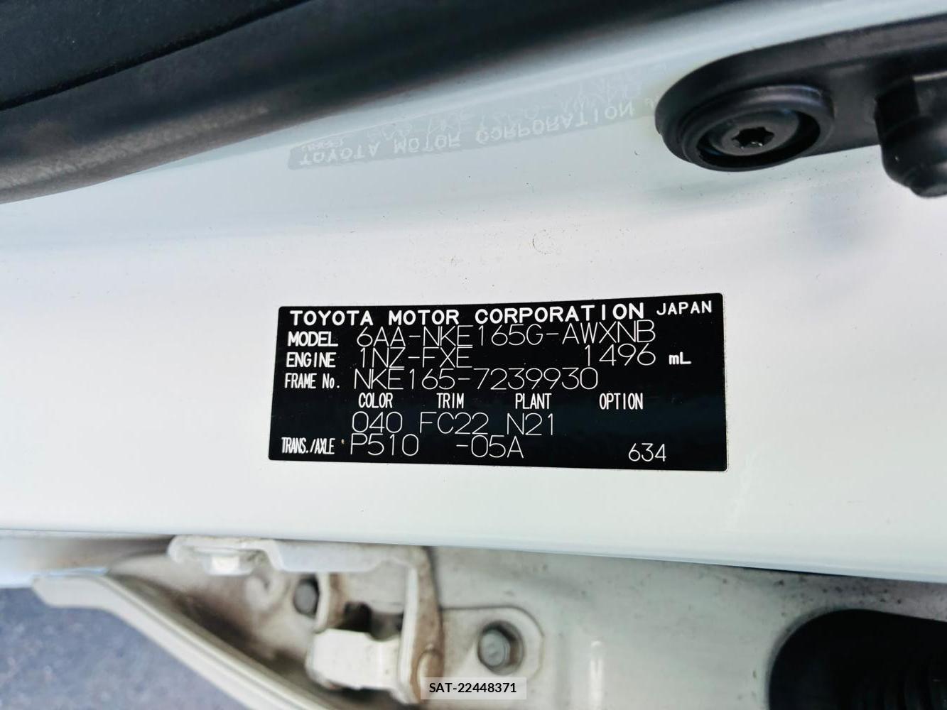Toyota COROLLA FIELDER 2020-11 7594723-36