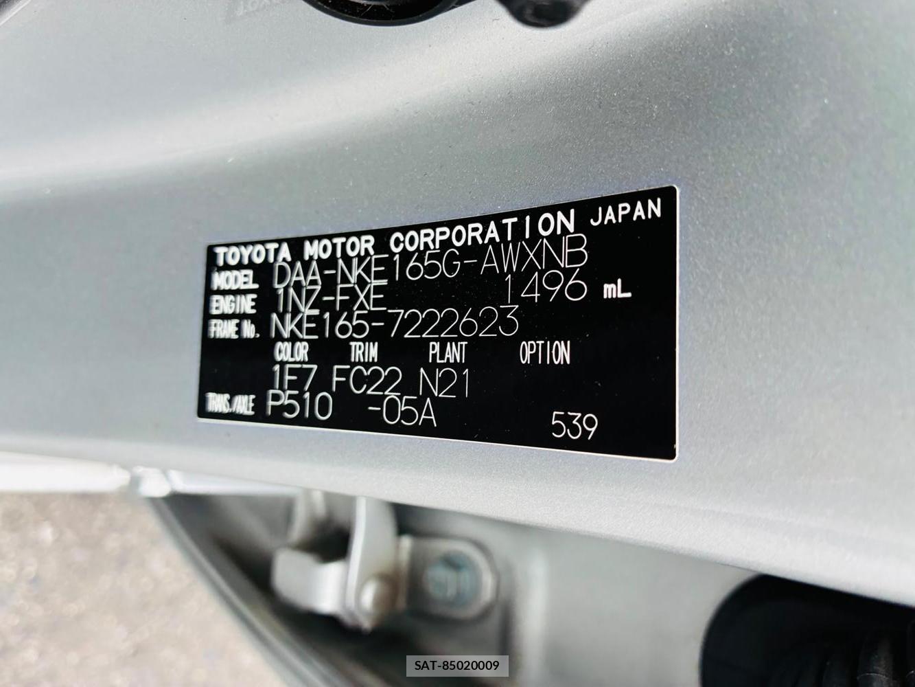 Toyota COROLLA FIELDER 2019-08 8648645-37