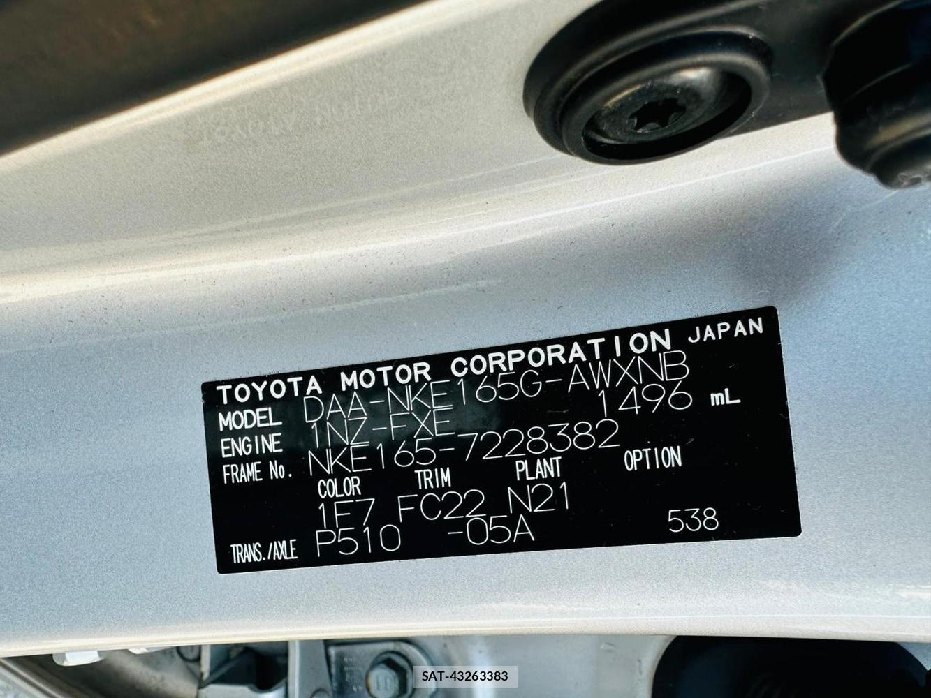 Toyota COROLLA FIELDER 2020 6233773-39