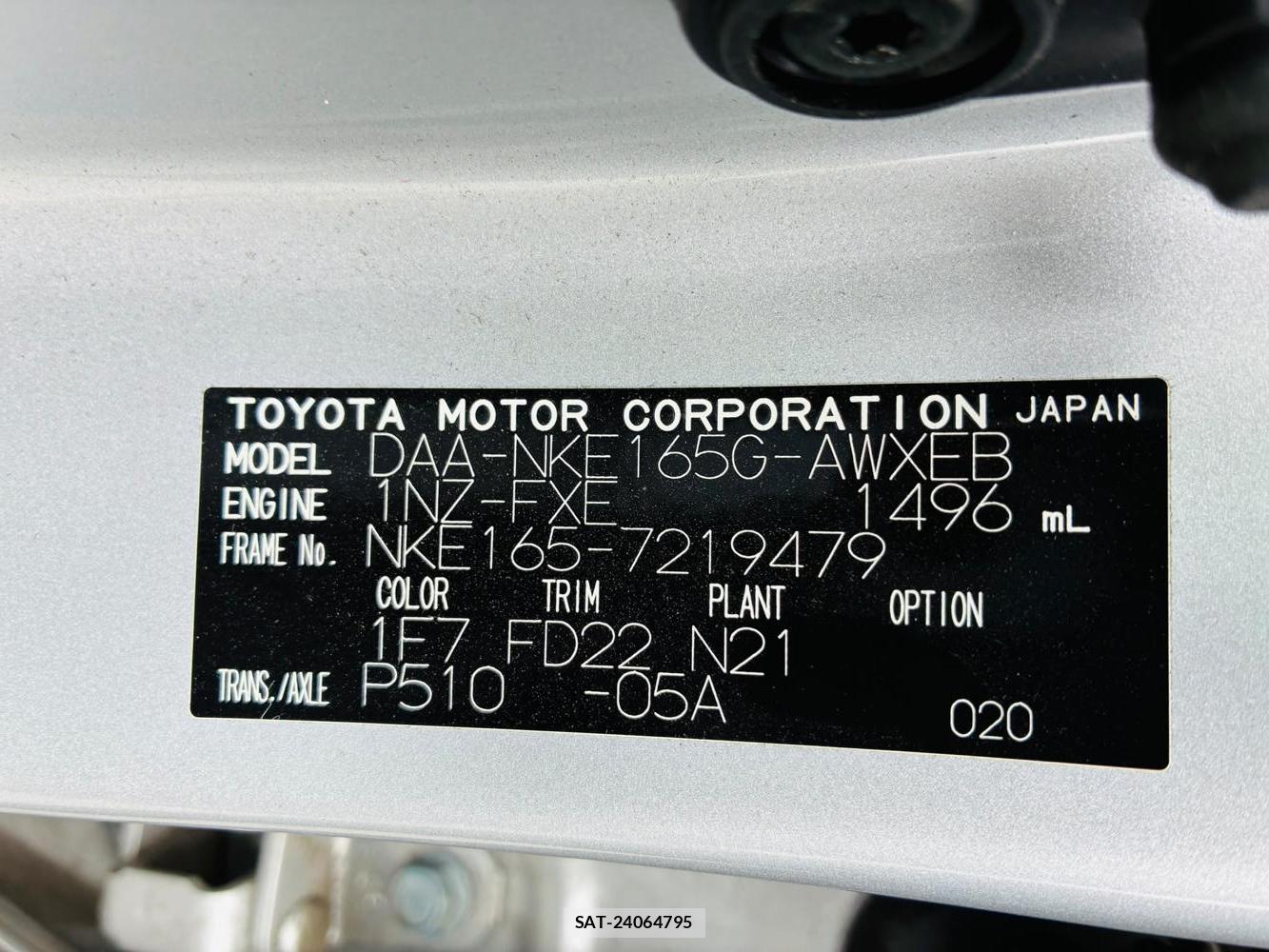 Toyota COROLLA FIELDER 2019-06 7950943-37