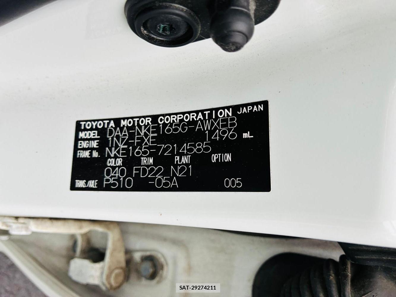 Toyota COROLLA FIELDER 2019-04 8590880-33