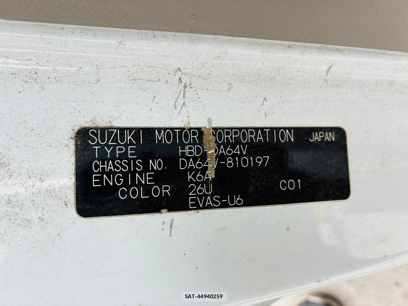 Suzuki EVERY 2013-09 7842095-30