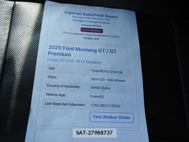 Ford MUSTANG 2020-12 5867816-17