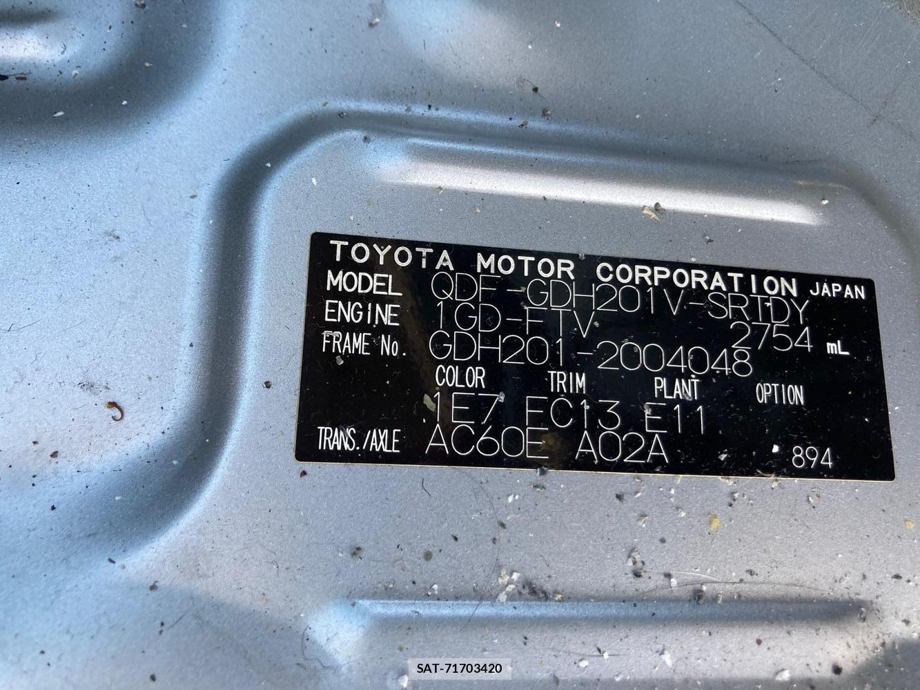 Toyota HIACE VAN 2018 1284218-33