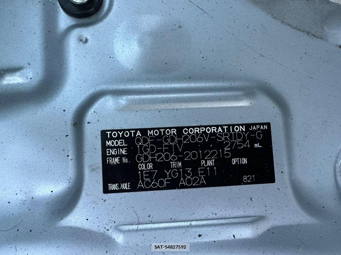 Toyota HIACE VAN 2020 1706770-40