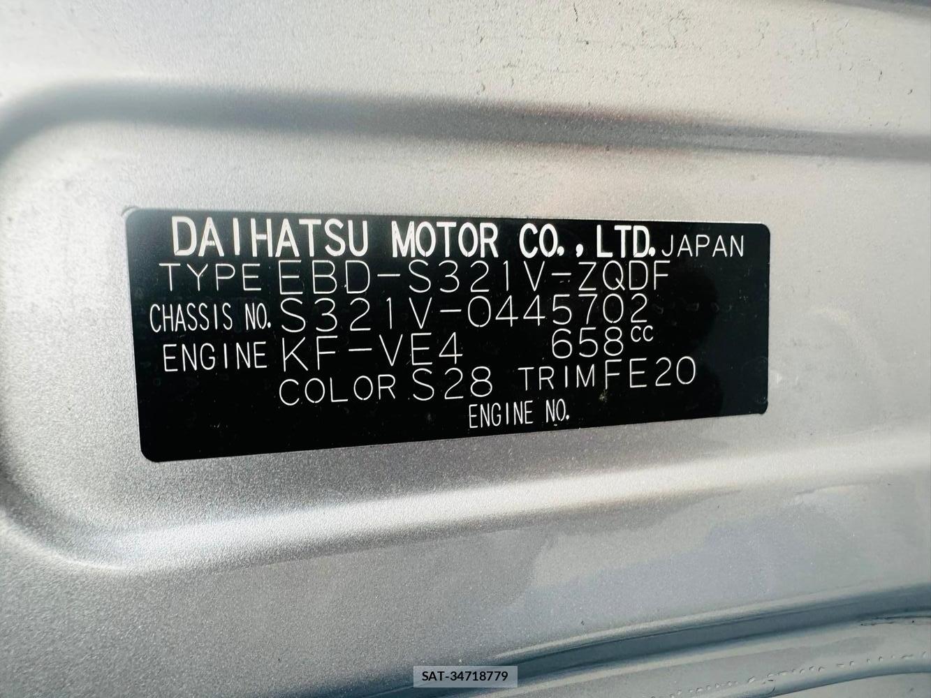 Daihatsu HIJET CARGO 2020 6900453-34