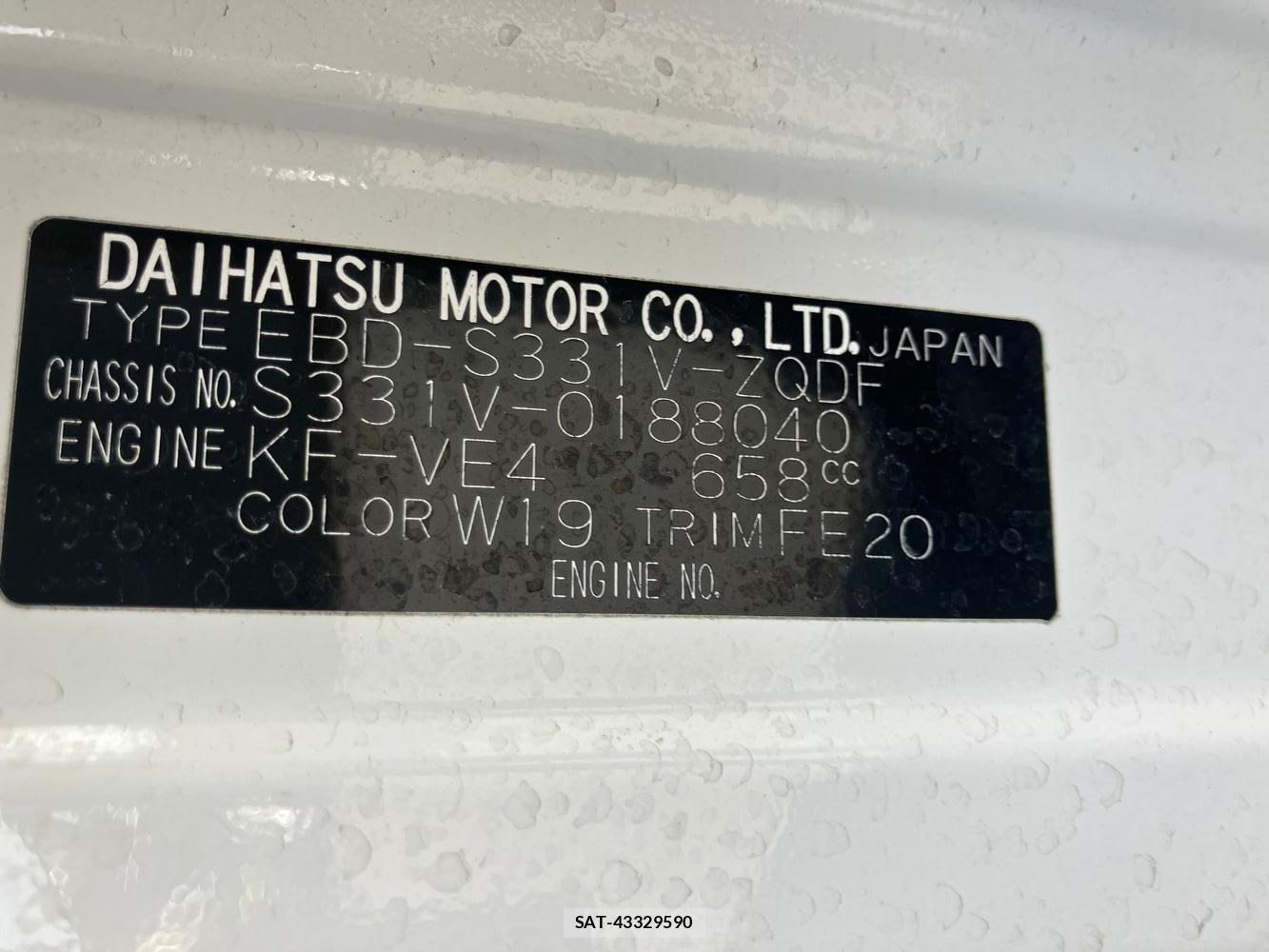 Daihatsu HIJET CARGO 2018 1297037-34