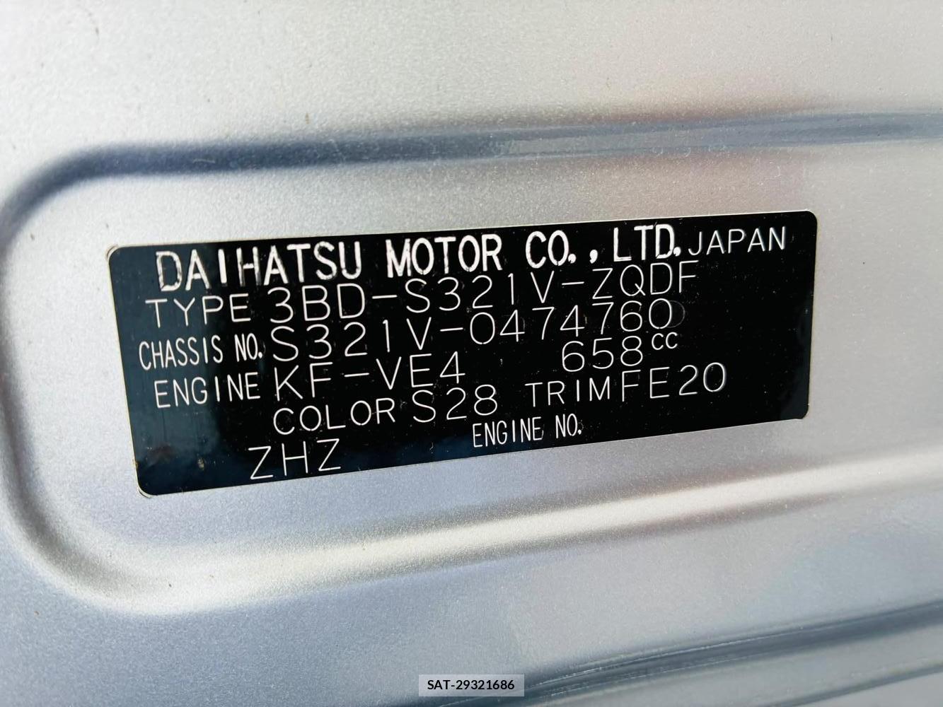 Daihatsu HIJET VAN 2020-12 7591061-39