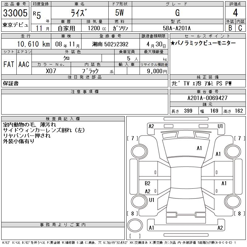Toyota RAIZE 2023 856445-2