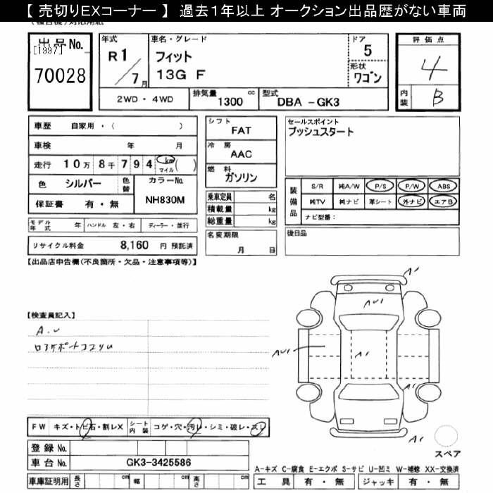 Honda FIT 2019 995149-2