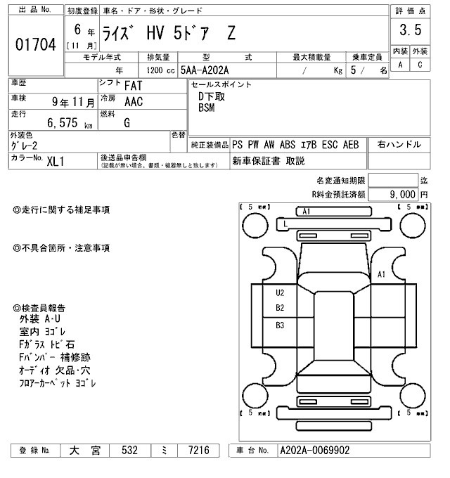 Toyota RAIZE 2024 1329214-2