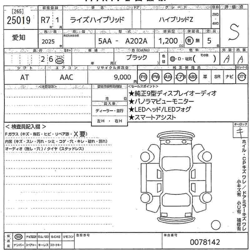 Toyota RAIZE 2025 1379006-2