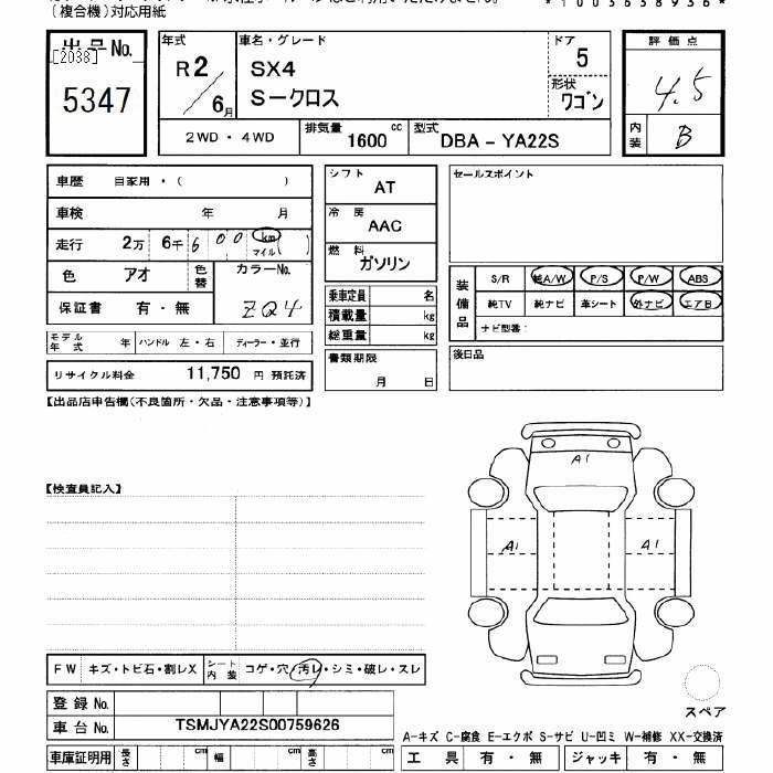 Suzuki SX4 2020 5852419-2