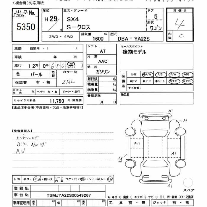 Suzuki SX4 2017 5852420-2