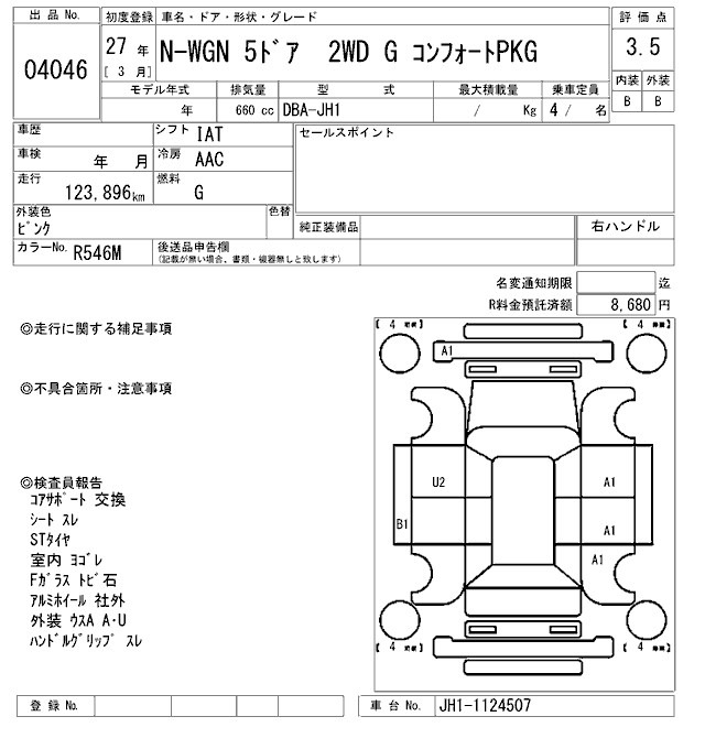 Honda N-WGN 2015 6932152-2