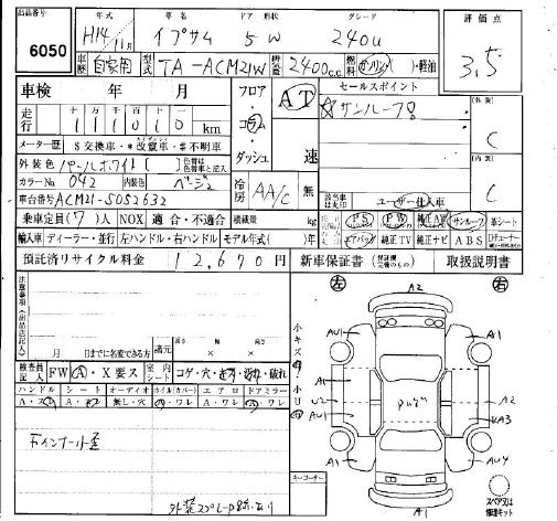 Toyota IPSUM 2002 7082274-2
