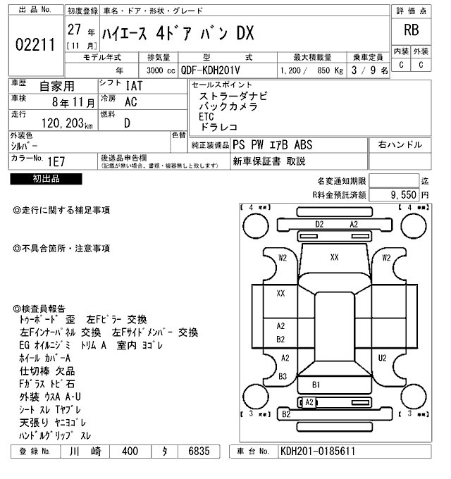 Toyota HIACE VAN 2015 7092132-2