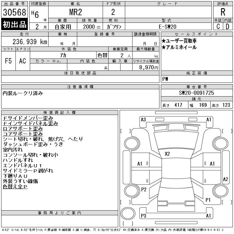 Toyota MR2 1994 7165754-2