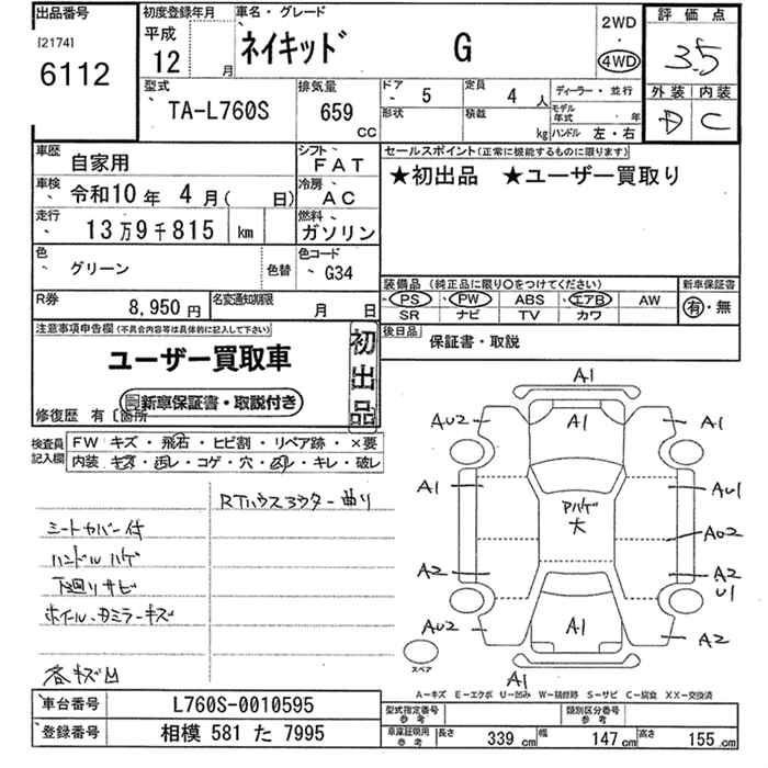 Daihatsu NAKED 2000 7170414-2