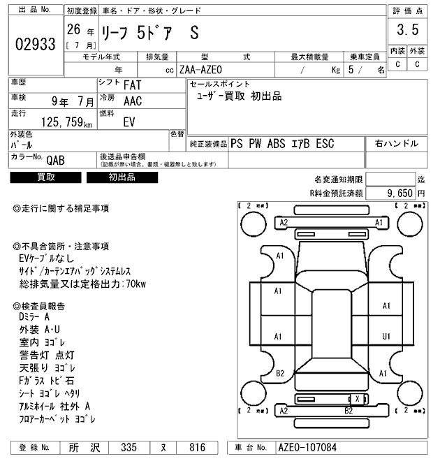Nissan LEAF 2014 7249083-2