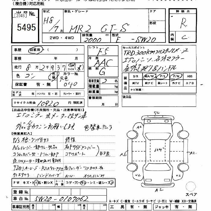 Toyota MR2 1996 7245838-2
