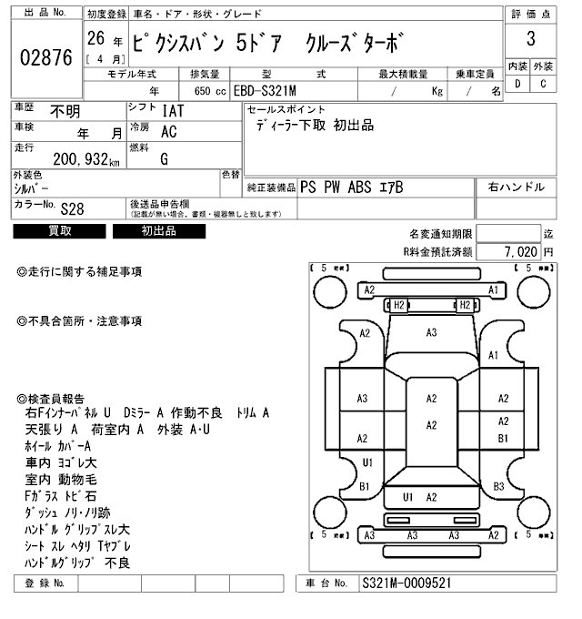 Toyota PIXIS VAN 2014 7249219-2
