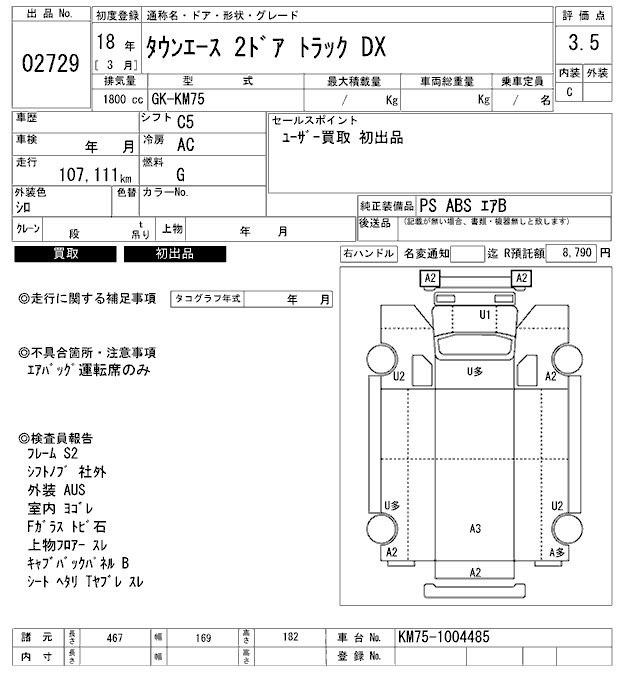 Toyota TOWNACE TRUCK 2006 7247266-2
