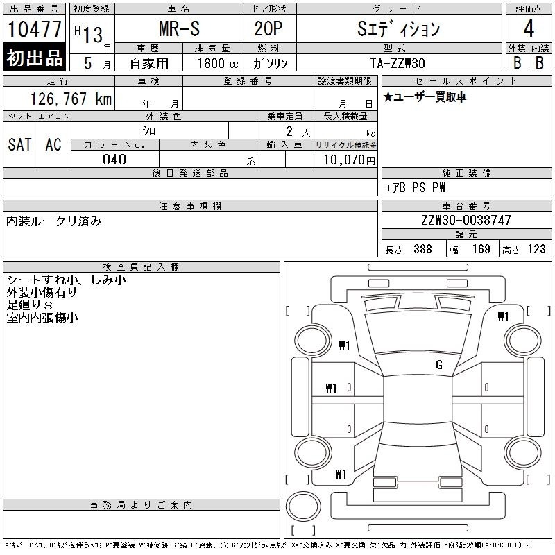 Toyota MR-S 2001 7311962-2