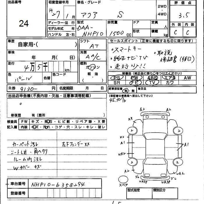 Toyota AQUA 2015 7419167-2