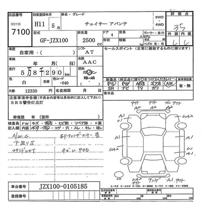 Toyota CHASER 1999 7485179-2