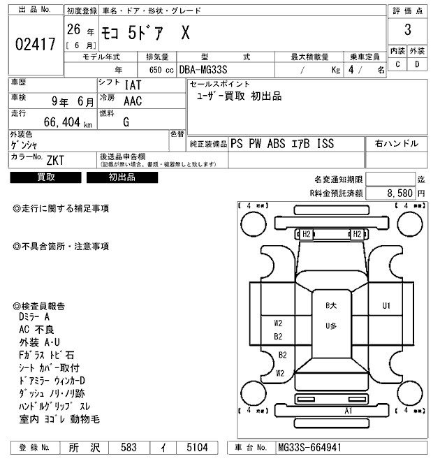 Nissan MOCO 2014 7485816-2
