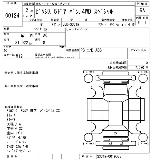 Toyota PIXIS VAN 2020 7520335-2