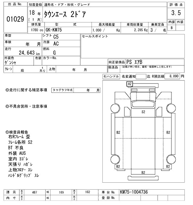 Toyota TOWNACE TRUCK 2006 7517346-2