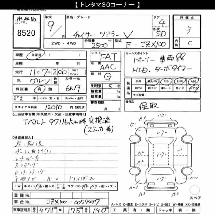 Toyota CHASER 1997 7536425-2