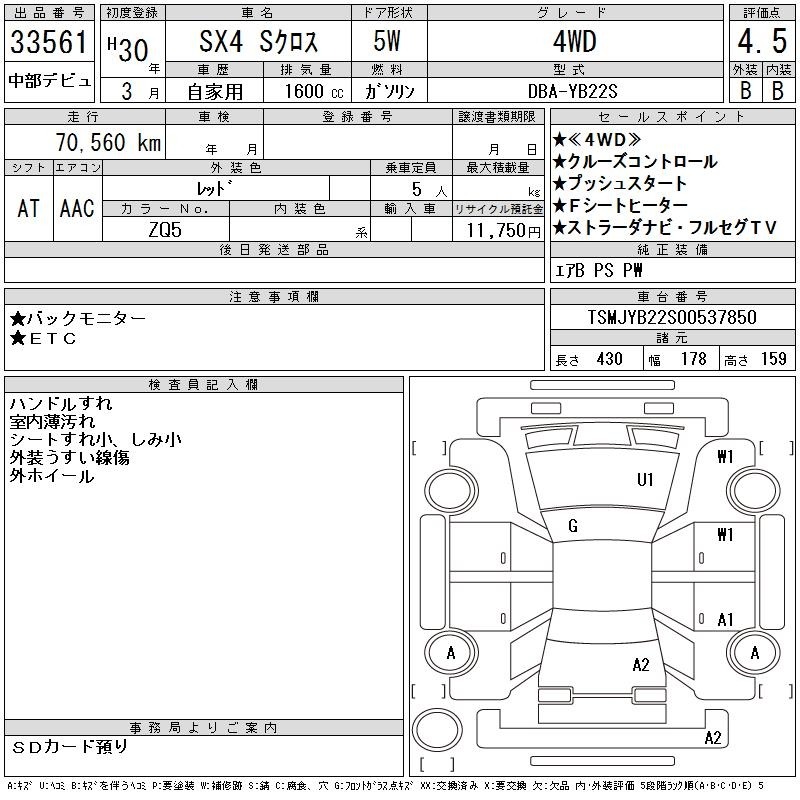 Suzuki SX4 2018 7591315-2