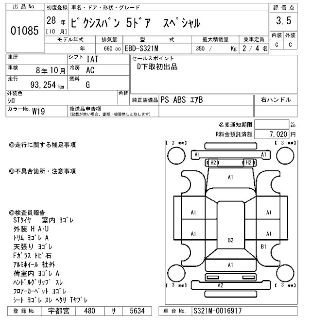 Toyota PIXIS VAN 2016 7610449-2