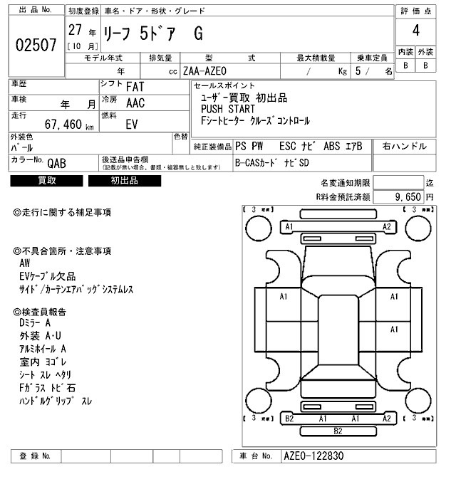 Nissan LEAF 2015 7632511-2
