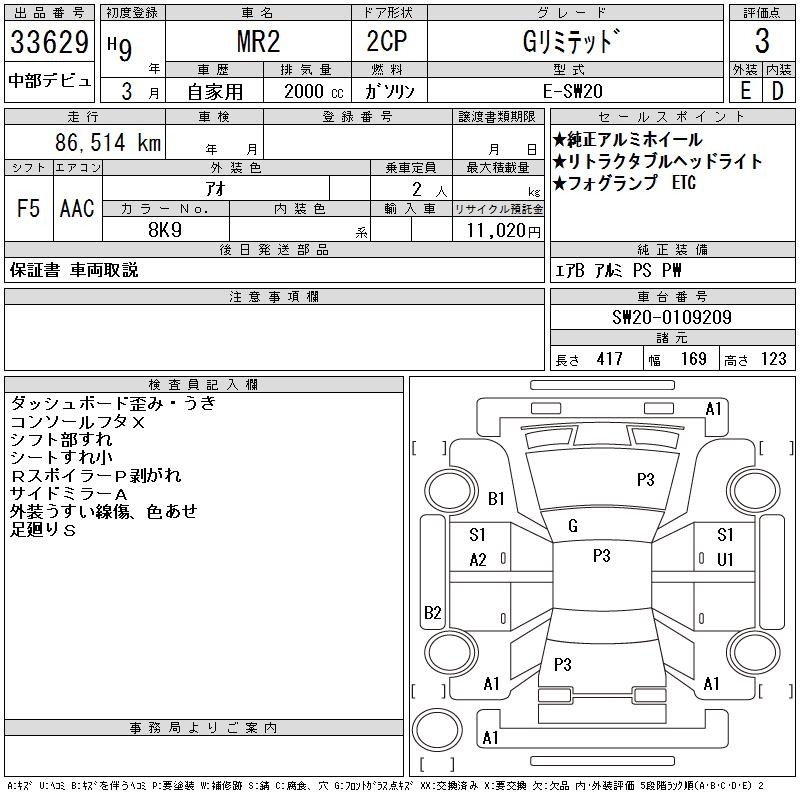 Toyota MR2 1997 7901498-2