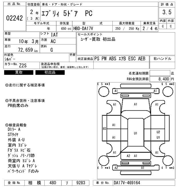 Suzuki EVERY 2020 8042362-2