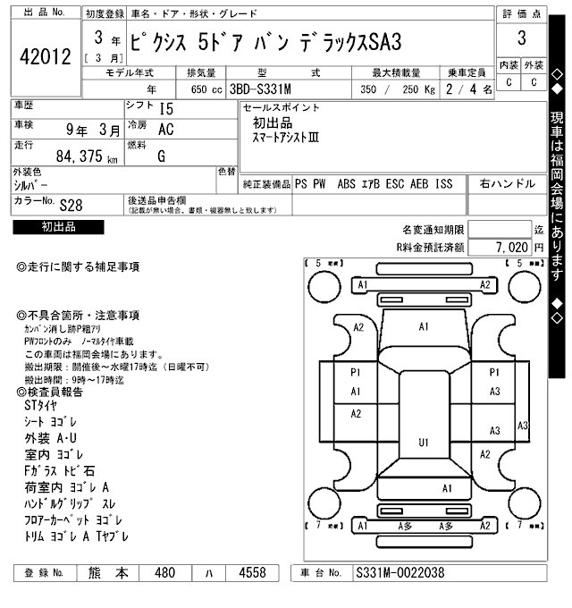 Toyota PIXIS VAN 2021 8048030-2