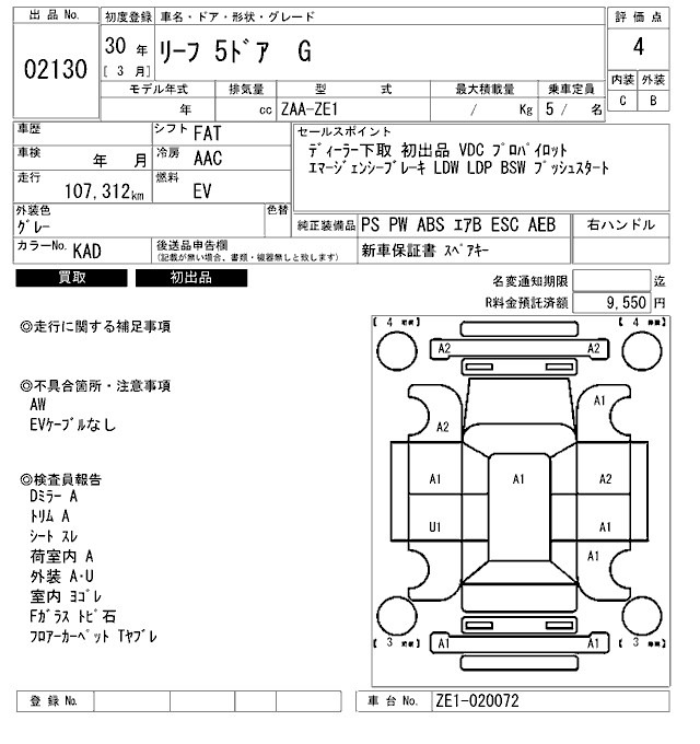 Nissan LEAF 2018 8116650-2