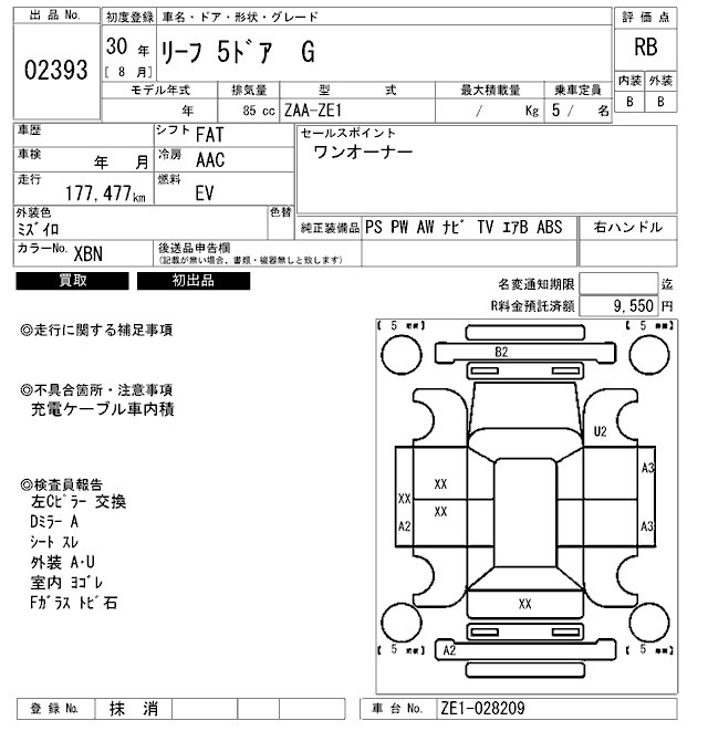 Nissan LEAF 2018 8226043-2