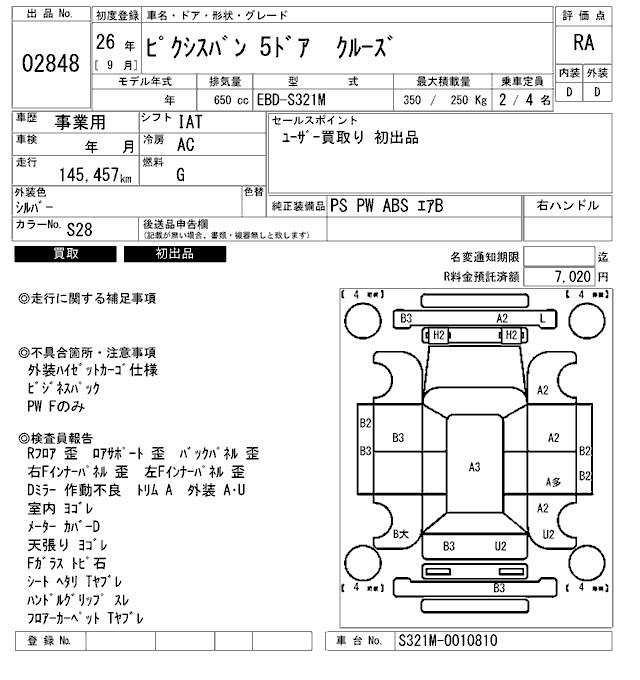 Toyota PIXIS VAN 2014 8243628-2