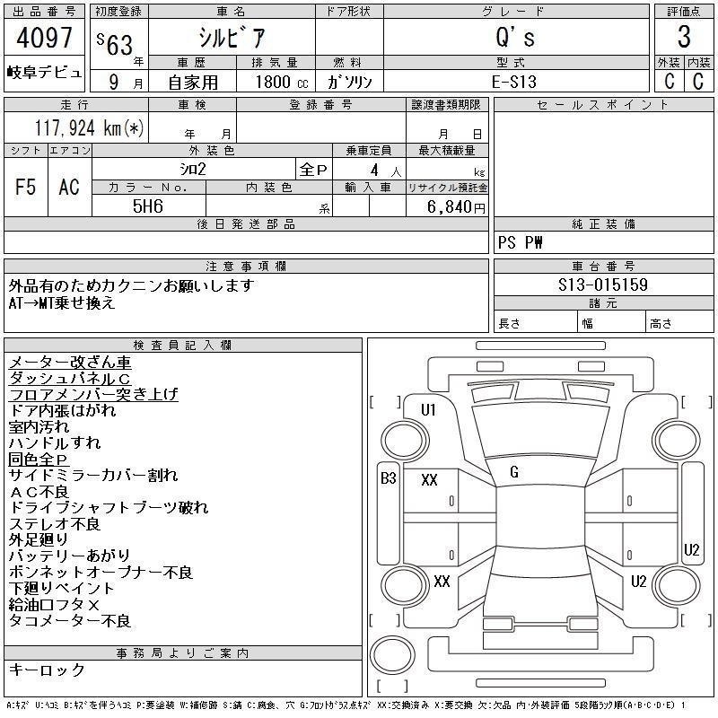 Nissan SILVIA 1988 8255864-2