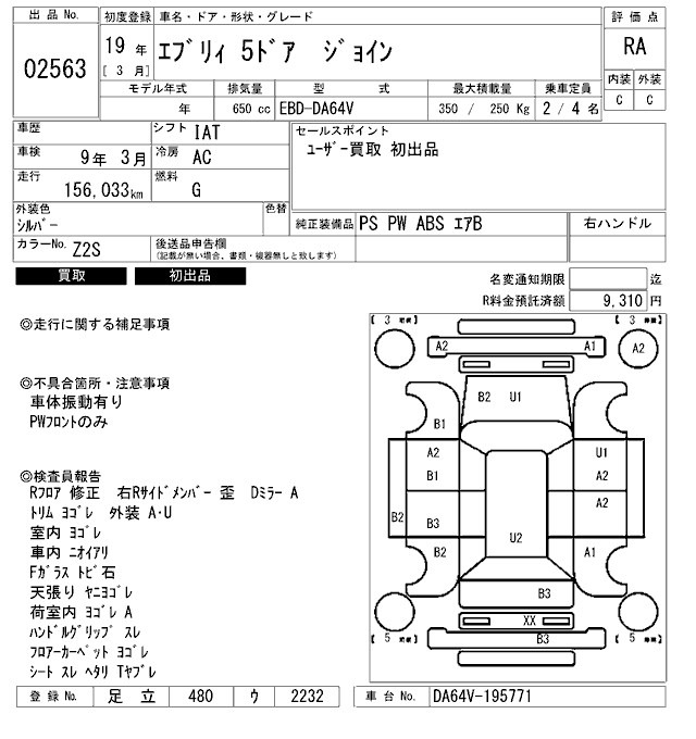 Suzuki EVERY 2007 8320333-2