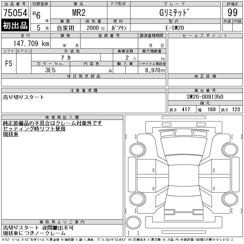 Toyota MR2 1994 8417161-2
