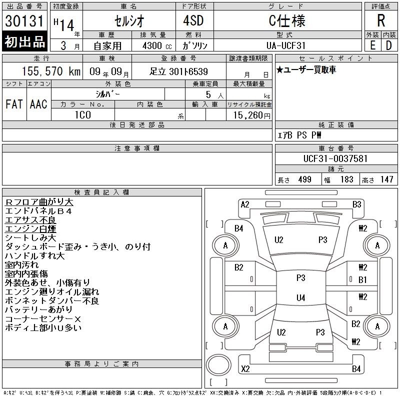 Toyota CELSIOR 2002 8487379-2