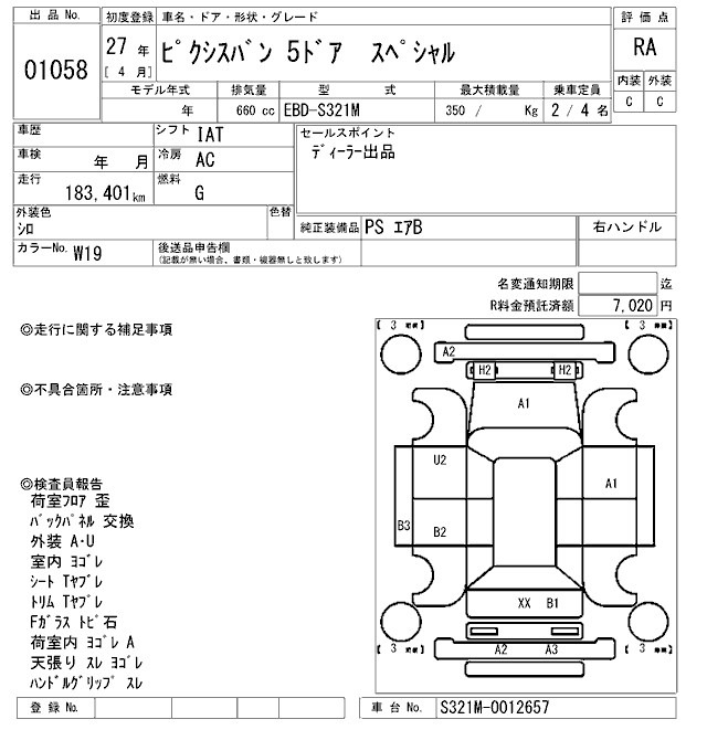 Toyota PIXIS VAN 2015 8553466-2